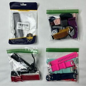 Bundle of Fitbit Watch Bands- 2 Types- 19 Bands Total